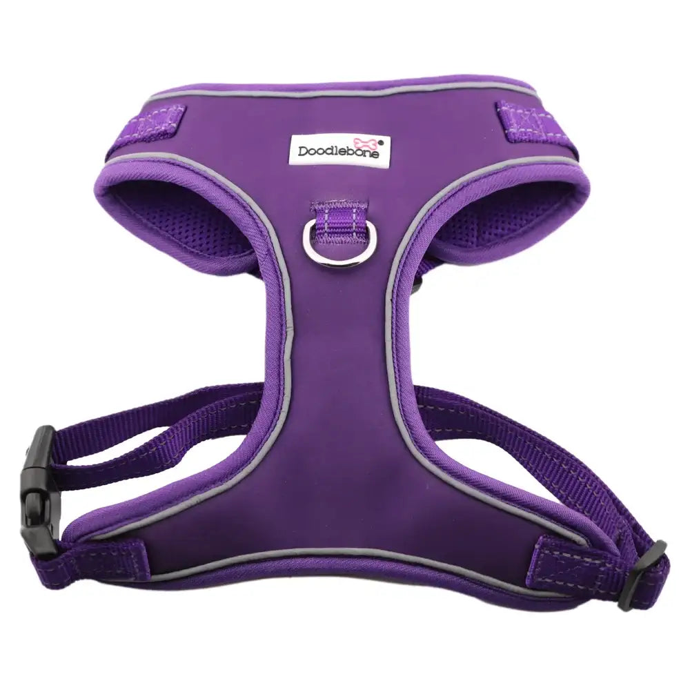 Doodlebone Adjustable Airmesh Dog Harness - Violet Purple - Doodle - 1