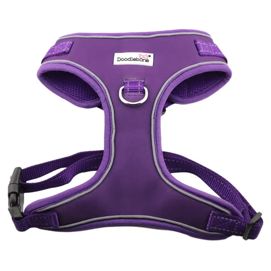 Doodlebone Adjustable Airmesh Dog Harness - Violet Purple - Doodle - 1