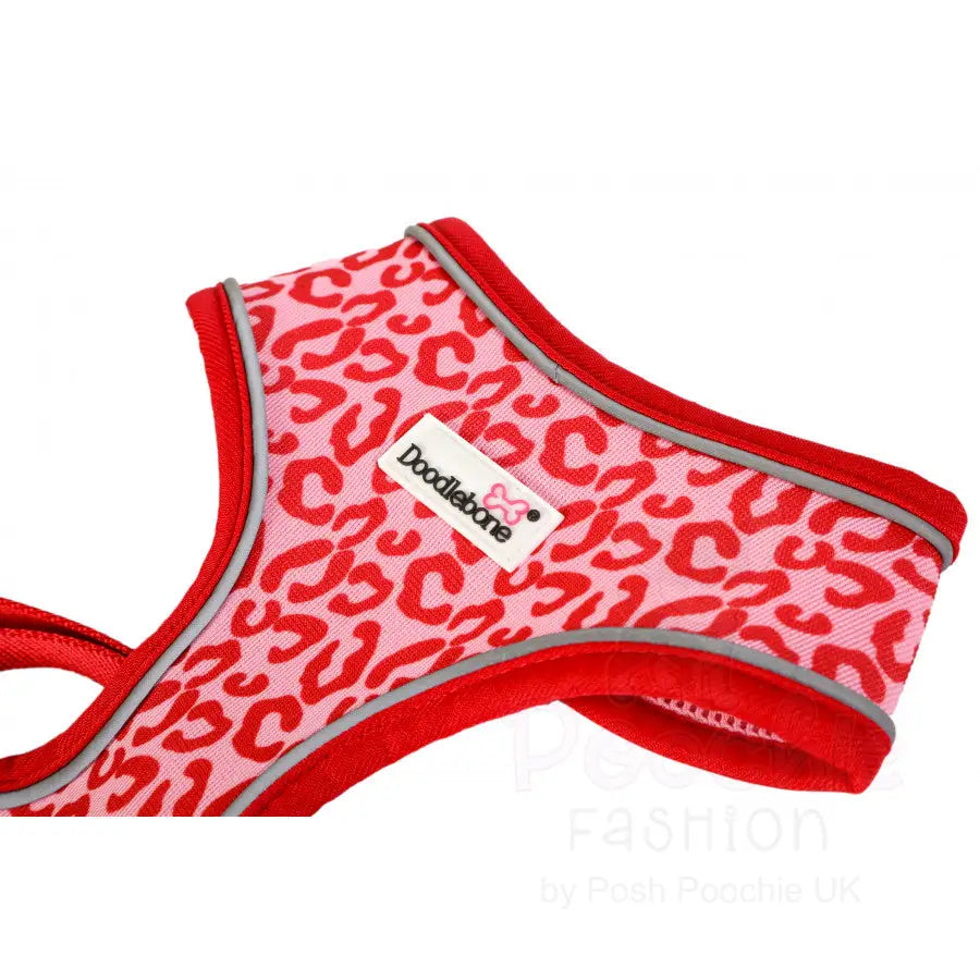 Doodlebone Airmesh Dog Harness - Ruby Leopard - Doodlebone - 6