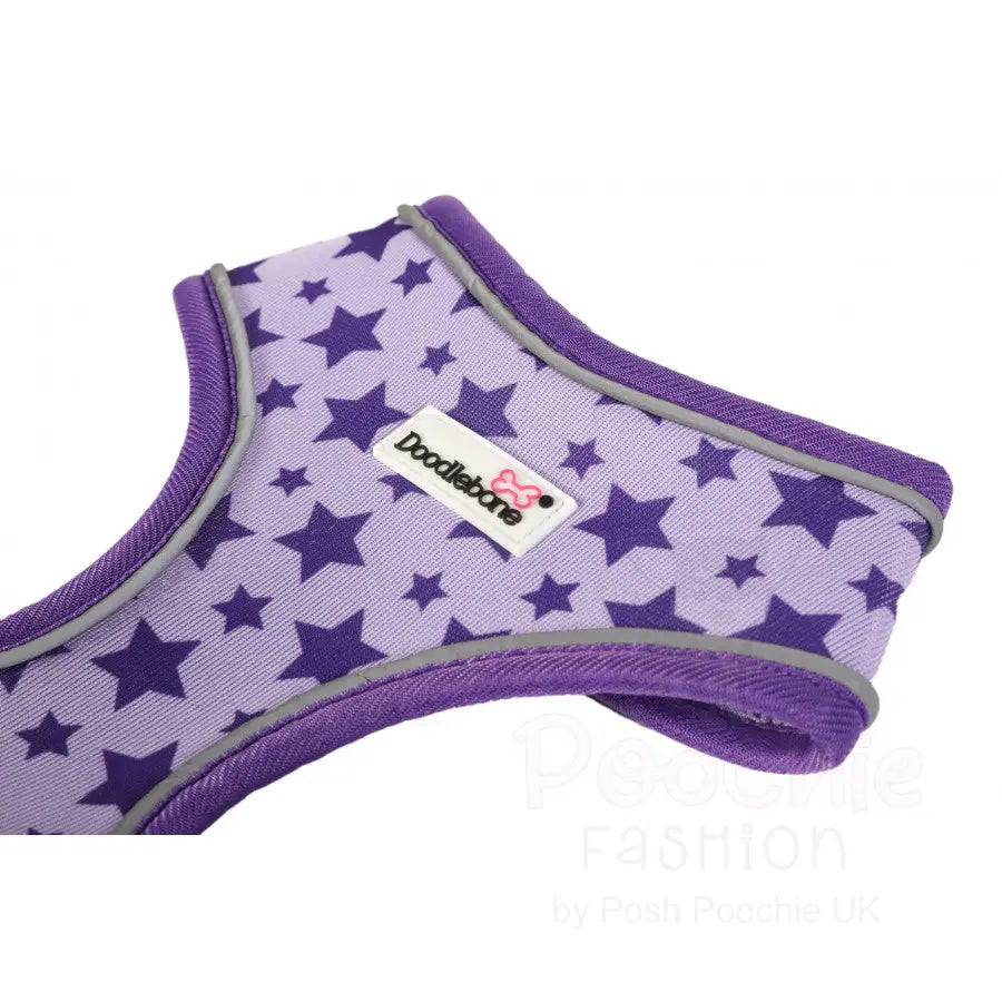 Doodlebone Airmesh Dog Harness - Violet Stars - Doodlebone - 6