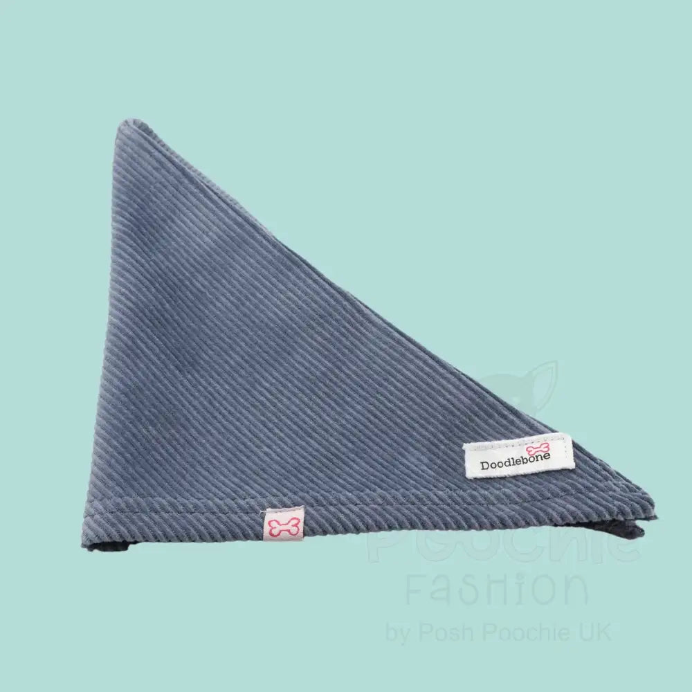 Doodlebone Dinky Dog Bandana Blue Cord - Doodlebone - 6