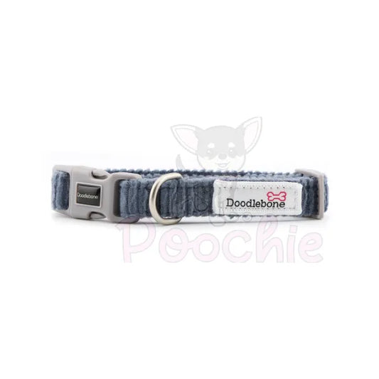 Doodlebone Dinky Dog Collar Blue Cord - Doodlebone - 2
