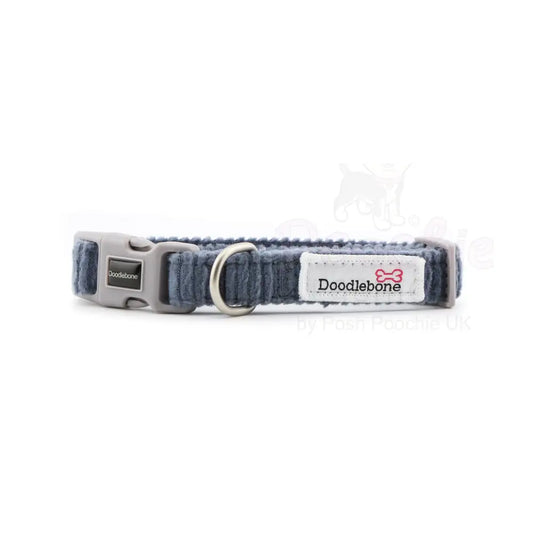 Doodlebone Dinky Dog Collar Blue Cord - Doodlebone - 2