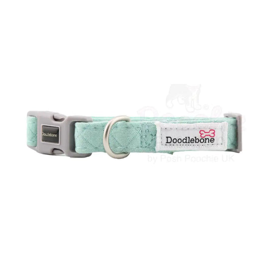 Doodlebone Dinky Dog Collar Mint Quilt - Doodlebone - 2