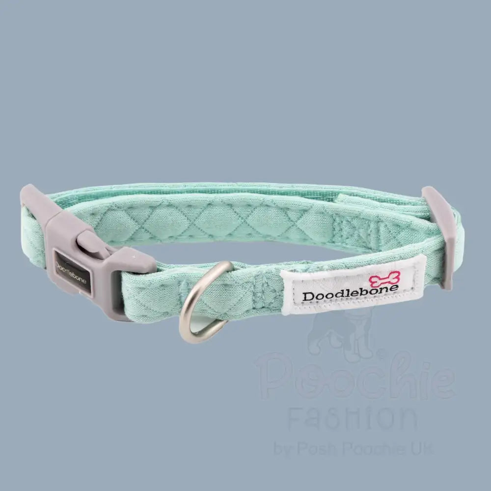Doodlebone Dinky Dog Collar Mint Quilt - Doodlebone - 4