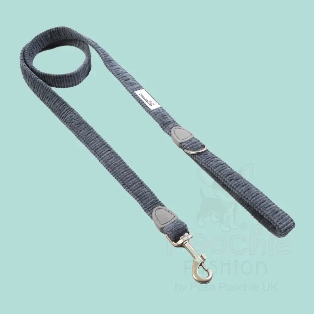 Doodlebone Dinky Dog Lead Blue Cord - Doodlebone - 5