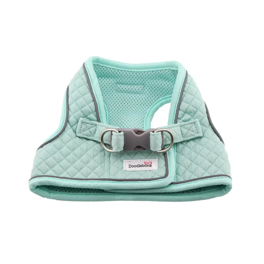 Doodlebone Dinky Dog Snappy Harness Mint Quilt - Doodlebone - 1