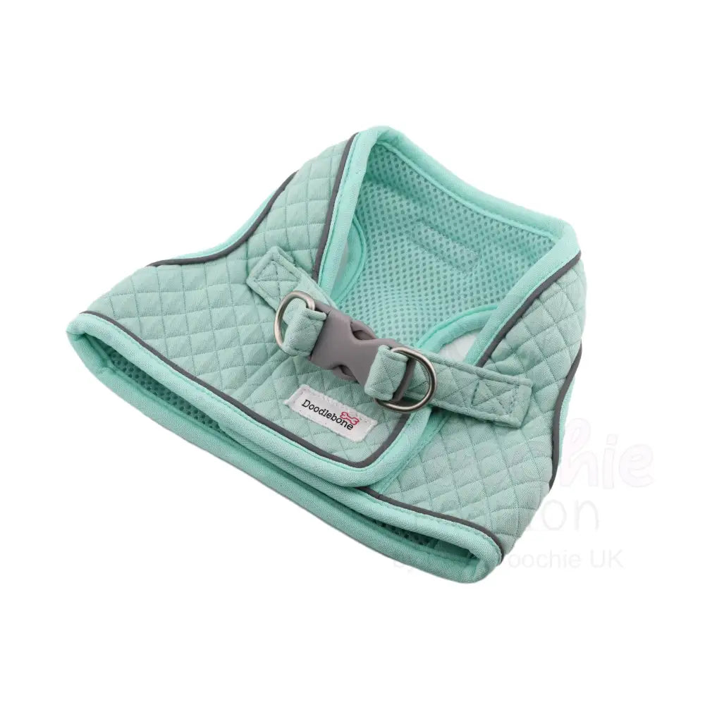 Doodlebone Dinky Dog Snappy Harness Mint Quilt - Doodlebone - 4