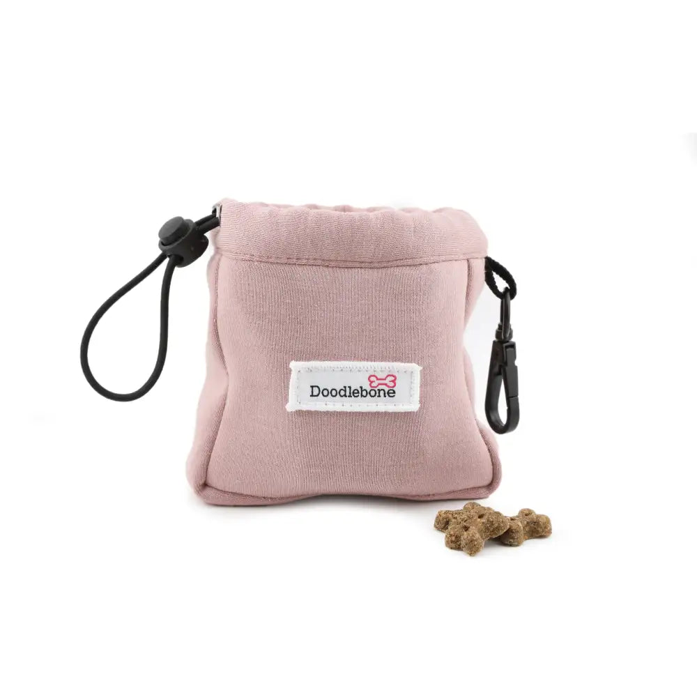 Doodlebone Dinky Dog Treat Pouch Chalky Pink - Doodlebone - 1