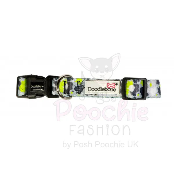Doodlebone Dog Collar - Neon Paint Splat - Doodlebone - 3