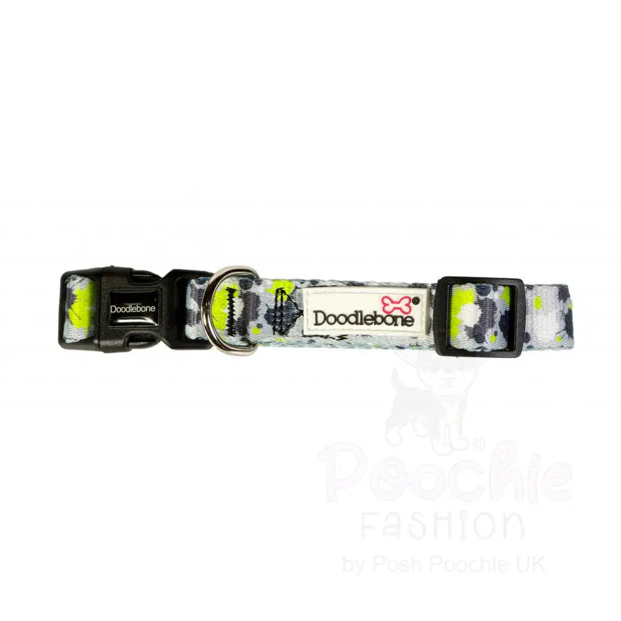 Doodlebone Dog Collar - Neon Paint Splat - Doodlebone - 3