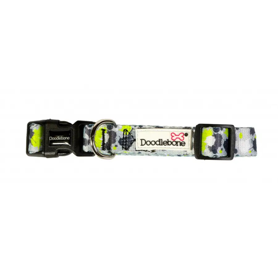 Doodlebone Dog Collar - Neon Paint Splat - Doodlebone - 3