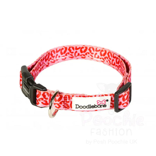 Doodlebone Dog Collar - Ruby Leopard - Doodlebone - 2