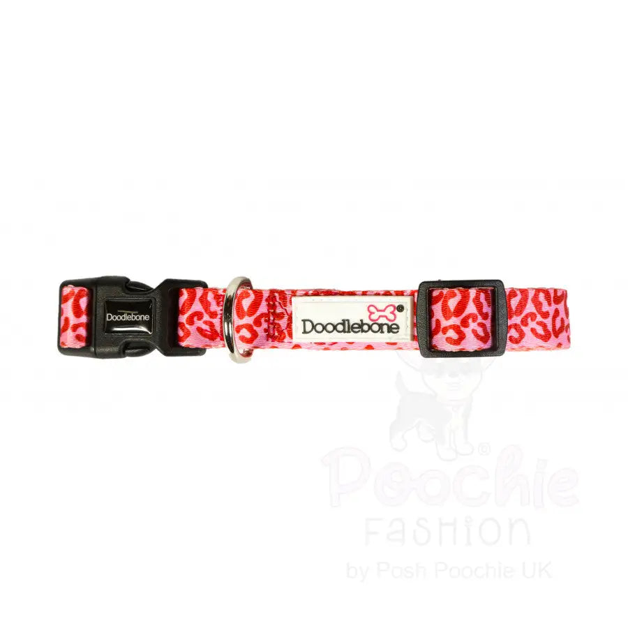 Doodlebone Dog Collar - Ruby Leopard - Doodlebone - 3