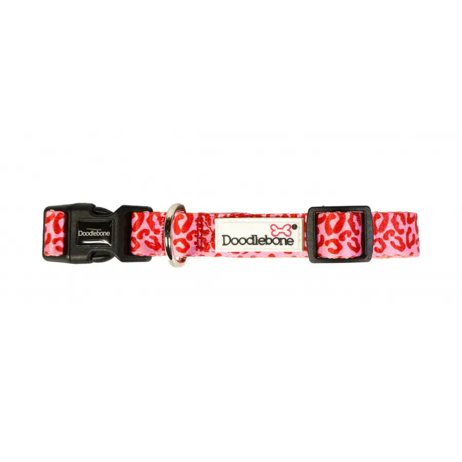 Doodlebone Dog Collar - Ruby Leopard - Doodlebone - 3