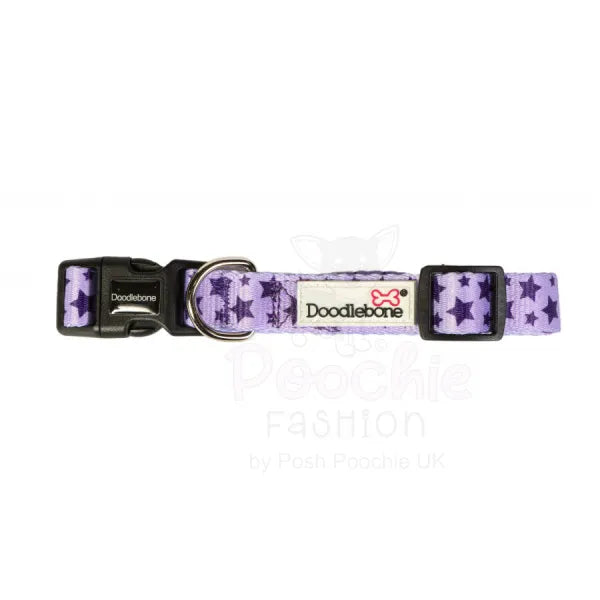Doodlebone Dog Collar - Violet Stars - Doodlebone - 3