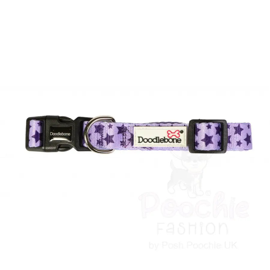Doodlebone Dog Collar - Violet Stars - Doodlebone - 3