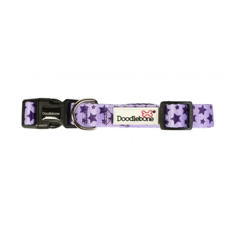 Doodlebone Dog Collar - Violet Stars - Doodlebone - 3