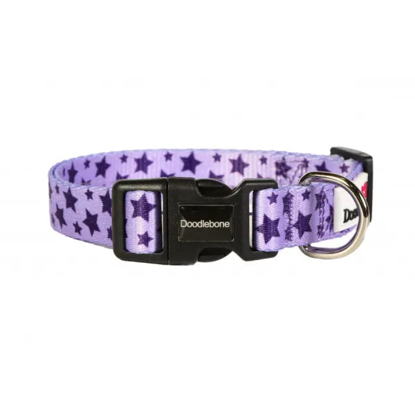 Doodlebone Dog Collar - Violet Stars - Doodlebone - 1