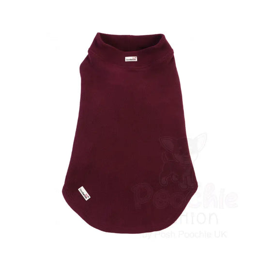 Doodlebone Fleecy Dog Pullover in Burgundy - Doodle - 2