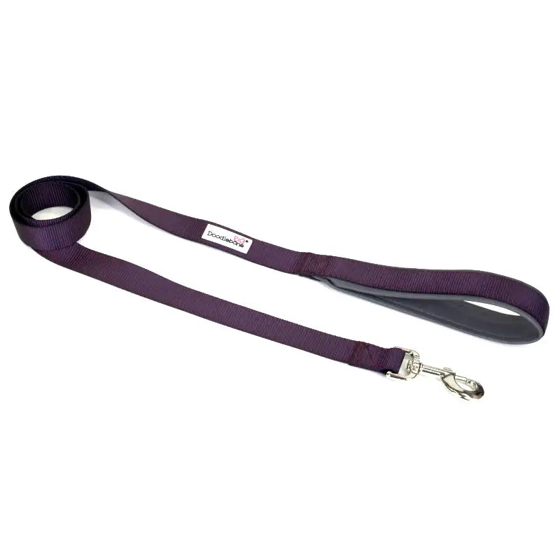 Doodlebone Limited Edition Dog Lead - Burgundy - Doodle - 1