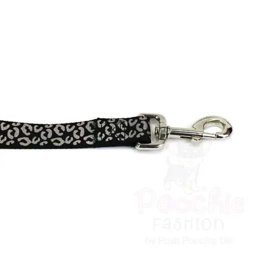 Doodlebone Limited Edition Dog Lead - Coal Leopard Reflective - Doodle - 2
