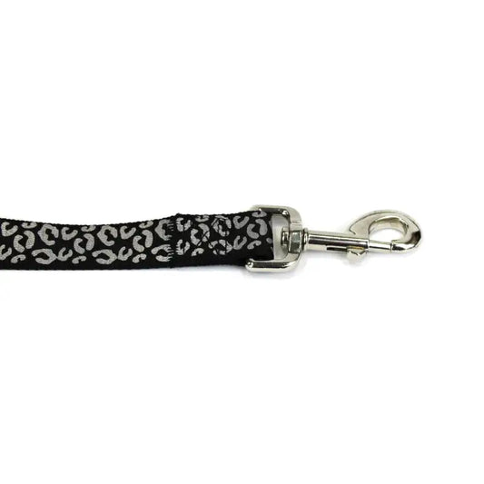 Doodlebone Limited Edition Dog Lead - Coal Leopard Reflective - Doodle - 2