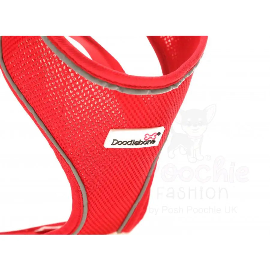Doodlebone Originals Airmesh Dog Harness - Ruby Red - Doodlebone - 3