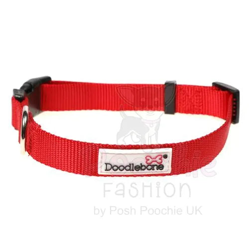 Doodlebone Originals Dog Collar - Ruby Red - Doodlebone - 2