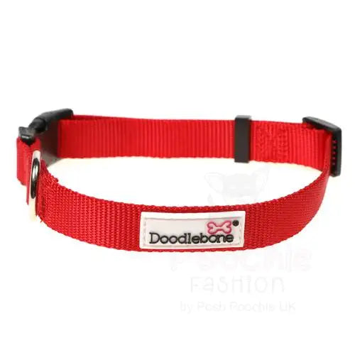 Doodlebone Originals Dog Collar - Ruby Red - Doodlebone - 2