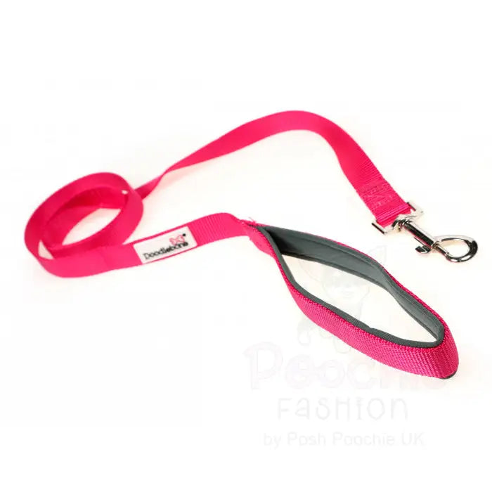 Doodlebone Originals Plain Dog Lead Fuchsia Pink - Doodlebone - 2