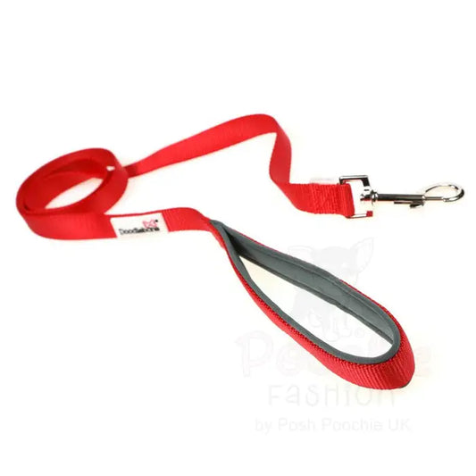 Doodlebone Originals Plain Dog Lead Ruby Red - Doodlebone - 2