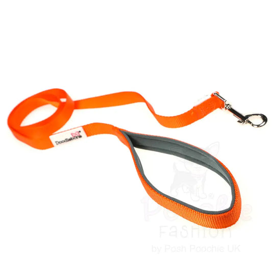Doodlebone Originals Plain Dog Lead Tangerine Orange - Doodlebone - 2