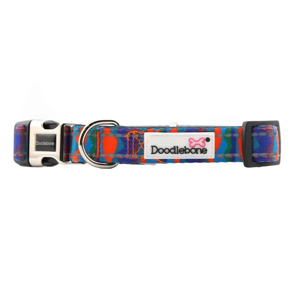 Doodlebone Padded Dog Collar - Waves - Doodlebone - 1