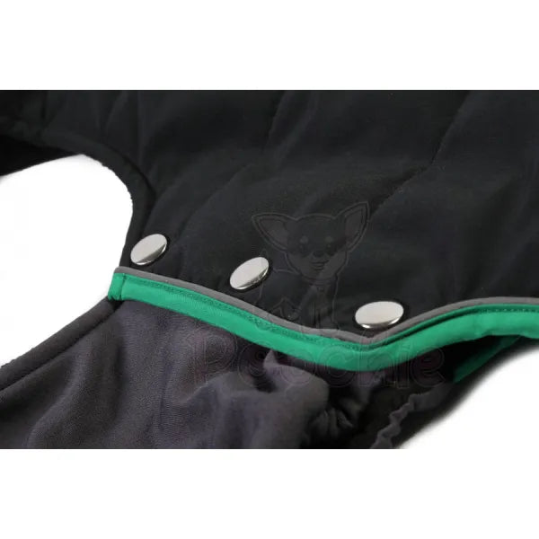 Doodlebone Puffer Dog Jacket in Coal - Doodle - 3