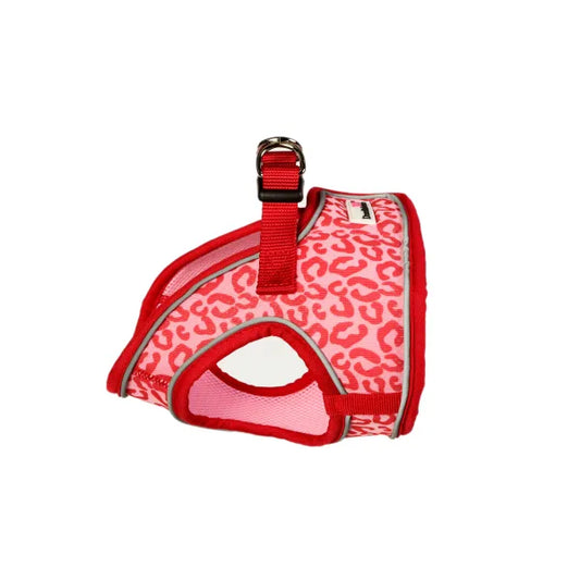 Doodlebone Snappy Dog Harness - Ruby Leopard - Doodlebone - 1