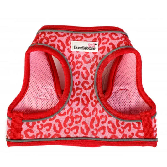 Doodlebone Snappy Dog Harness - Ruby Leopard - Doodlebone - 2