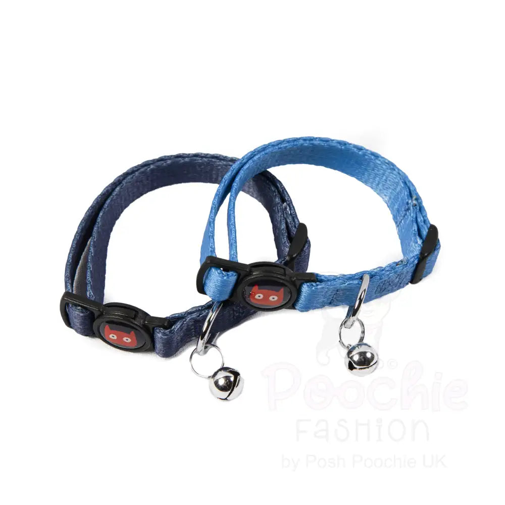 Doodlecat Cat Collar Duo Cornflower & Indigo - Doodlebone - 4