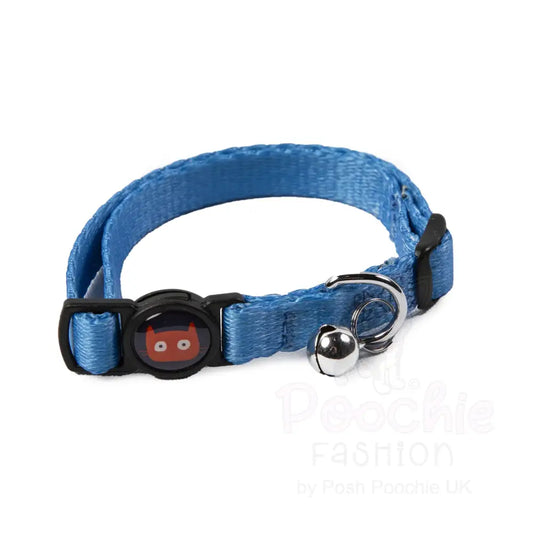 Doodlecat Cat Collar Duo Cornflower & Indigo - Doodlebone - 2