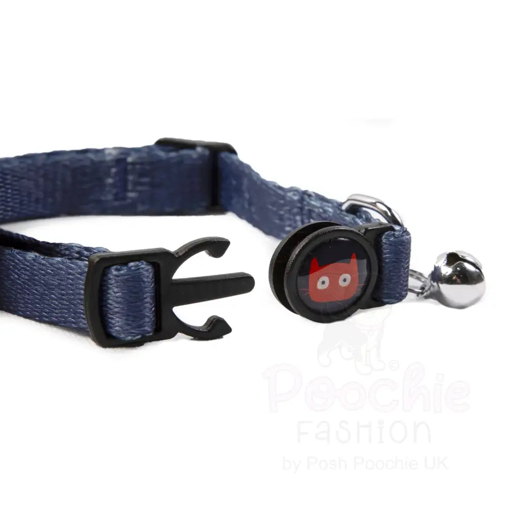 Doodlecat Cat Collar Duo Cornflower & Indigo - Doodlebone - 7