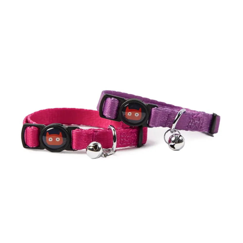 Doodlecat Cat Collar Duo Fuchsia & Blush - Doodlebone - 1