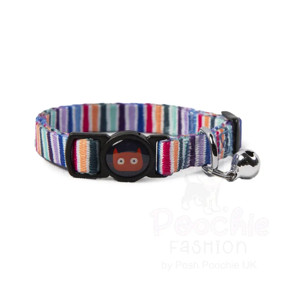 Doodlecat Cat Collar Duo Mint & Stripes - Doodlebone - 5