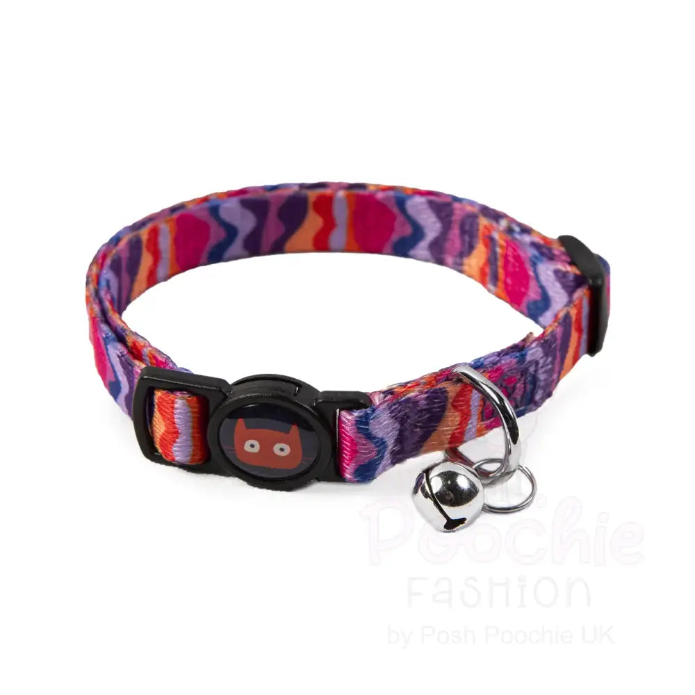 Doodlecat Cat Collar Duo Violet & Dunes - Doodlebone - 2