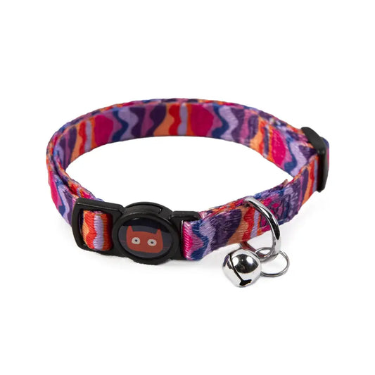 Doodlecat Cat Collar Duo Violet & Dunes - Doodlebone - 2