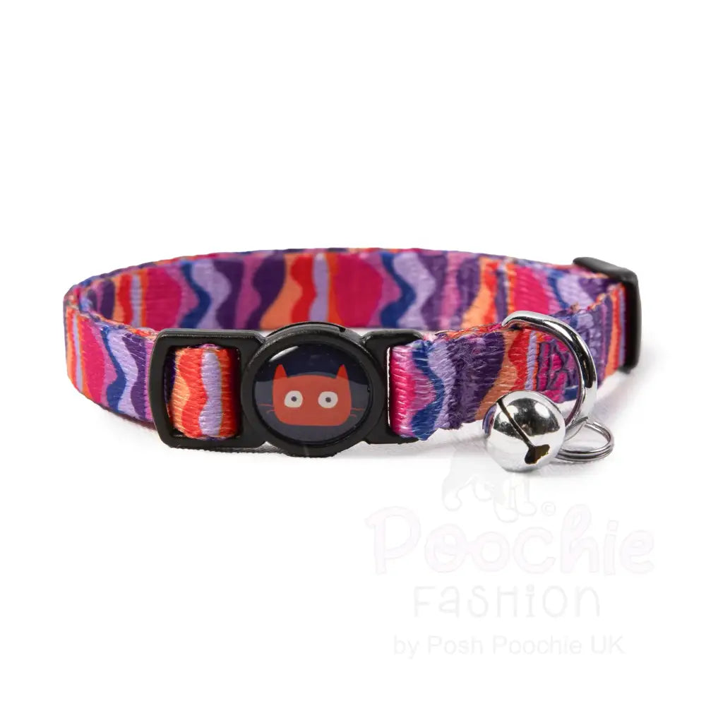Doodlecat Cat Collar Duo Violet & Dunes - Doodlebone - 5