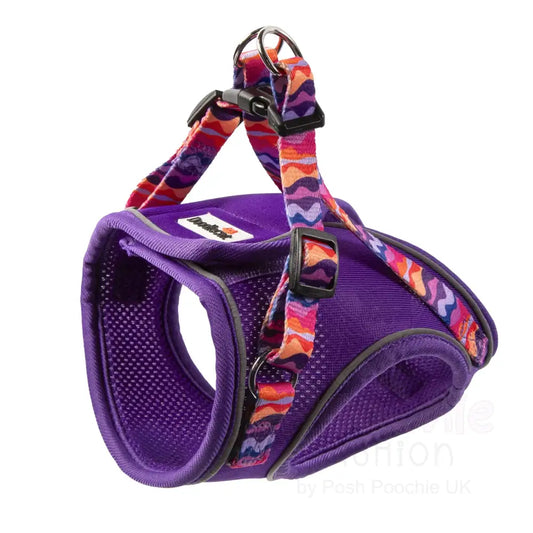 Doodlecat Cat Roaming Harness & Lead Set Violet & Dunes - Doodlebone - 2