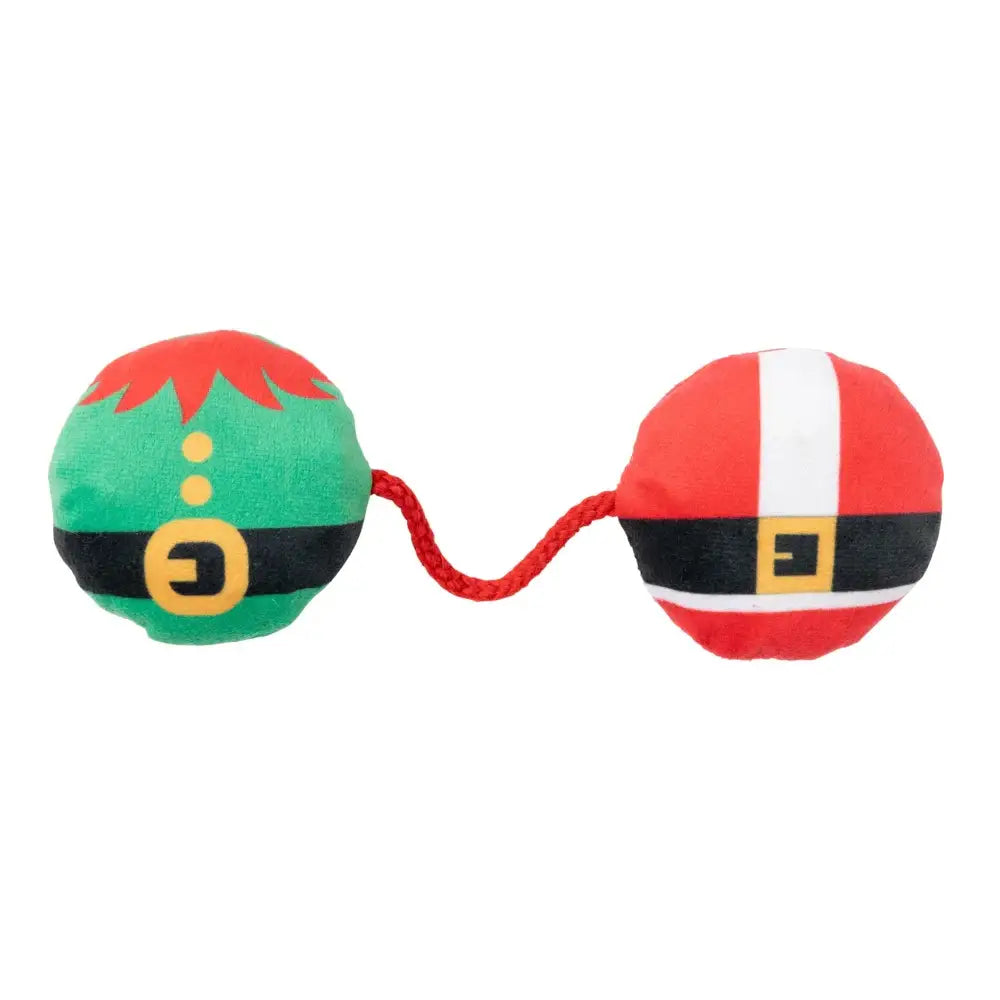 Elf & Santa Bellies Rope Cat Toy by Fuzzyard - Fuzzyard - 1