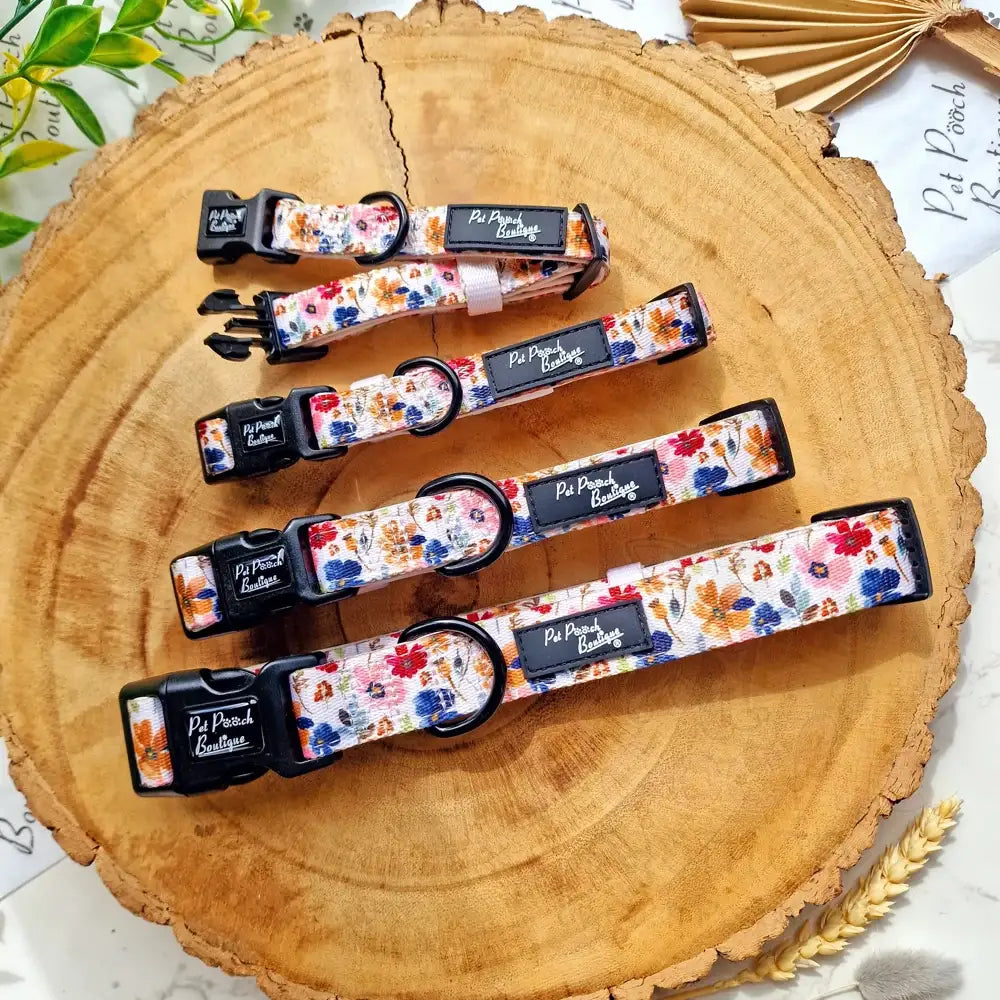 Enchanted Meadow Floral Dog Collar - Pet Pooch - 2