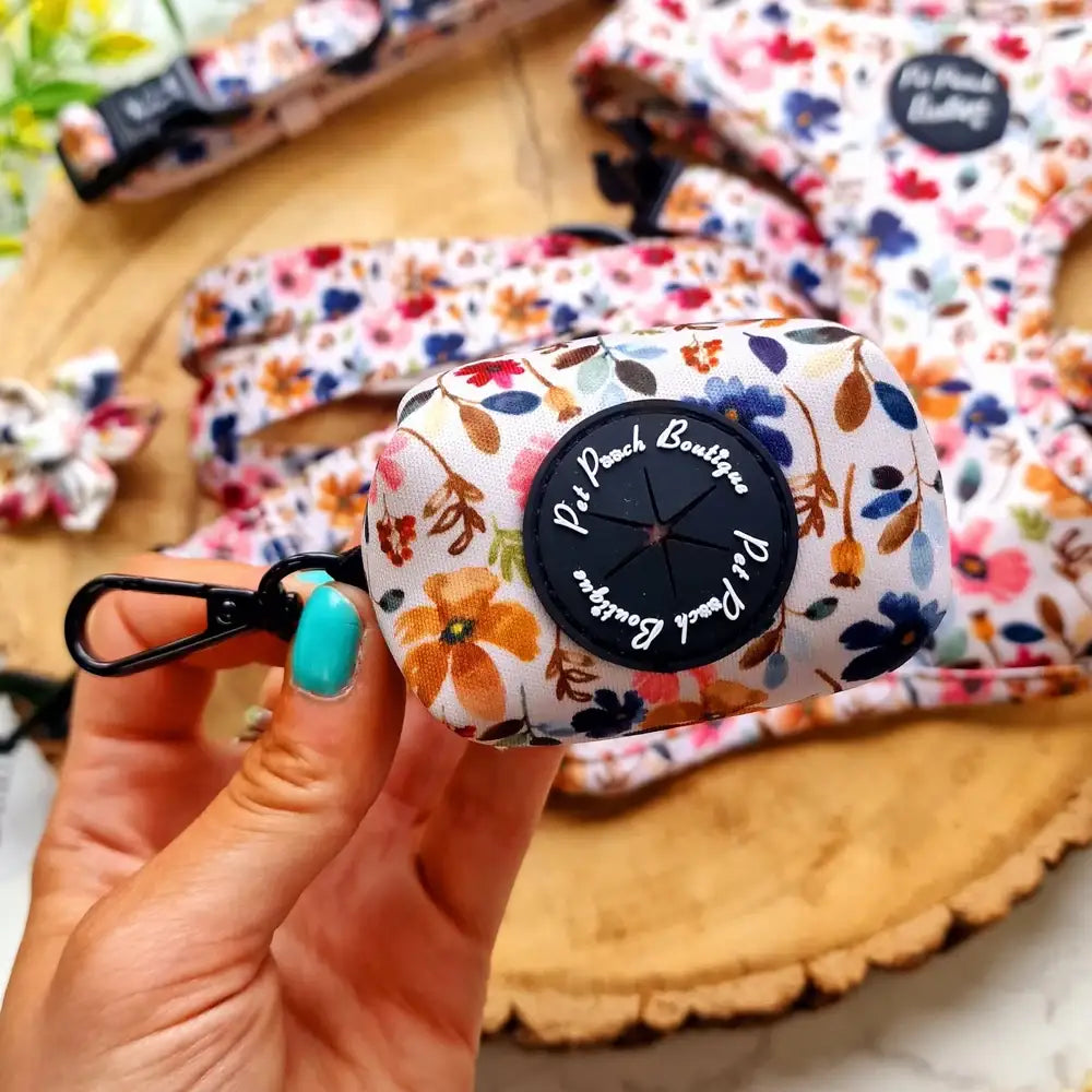 Enchanted Meadow Floral Dog Poo Bag Holder - Pet Pooch - 1