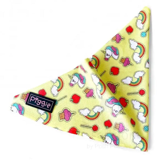 Fantasy Delight Tie on Dog Bandana - Piggie - 2